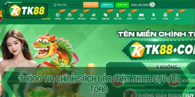 Chính sách bảo mật TK88 - Bảo vệ người chơi toàn diện - victory96