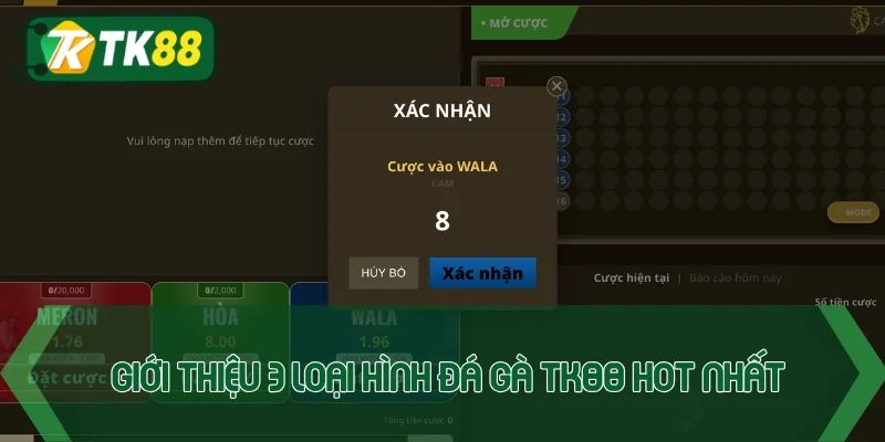 Trải nghiệm đá gà TK88 với 3 hình thức khó lòng rời mắt - victory96