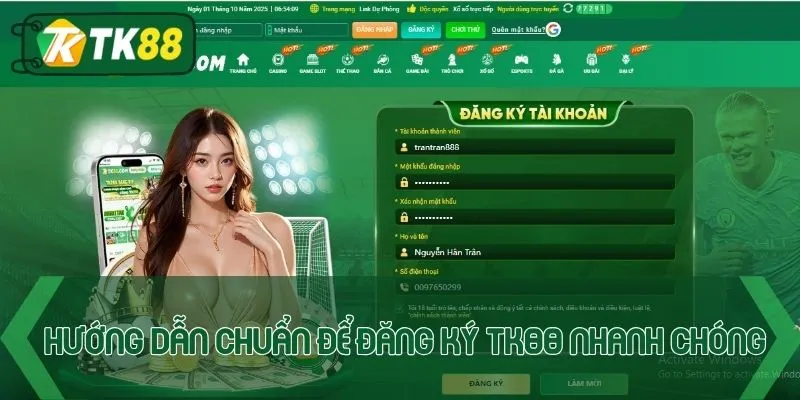Đăng ký TK88 cực nhanh, mở khóa thế giới cá cược siêu đỉnh - victory96