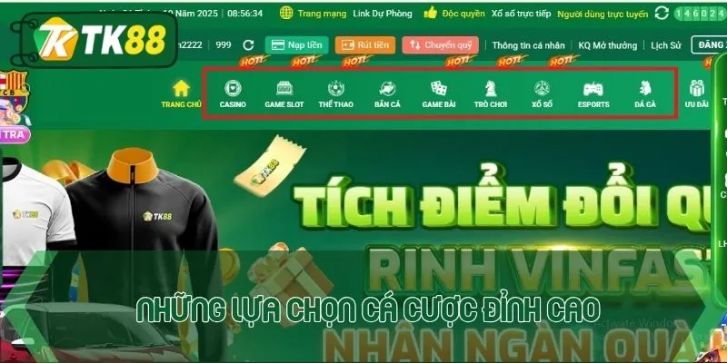 Giới thiệu TK88 - Uy tín, chuyên nghiệp và dẫn đầu xu hướng - victory96
