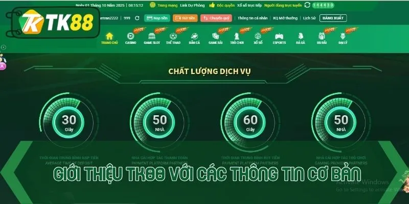 Giới thiệu TK88 - Uy tín, chuyên nghiệp và dẫn đầu xu hướng - victory96