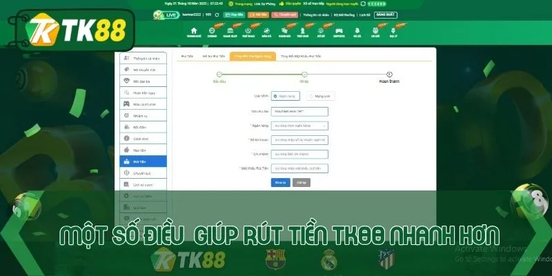 Rút Tiền TK88: Hướng Dẫn Thực Hiện An Toàn, Nhanh Chóng - victory96
