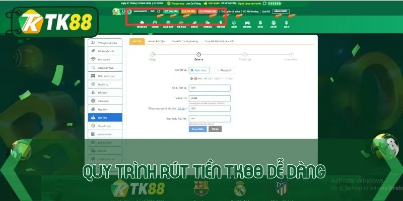 Rút Tiền TK88: Hướng Dẫn Thực Hiện An Toàn, Nhanh Chóng - victory96